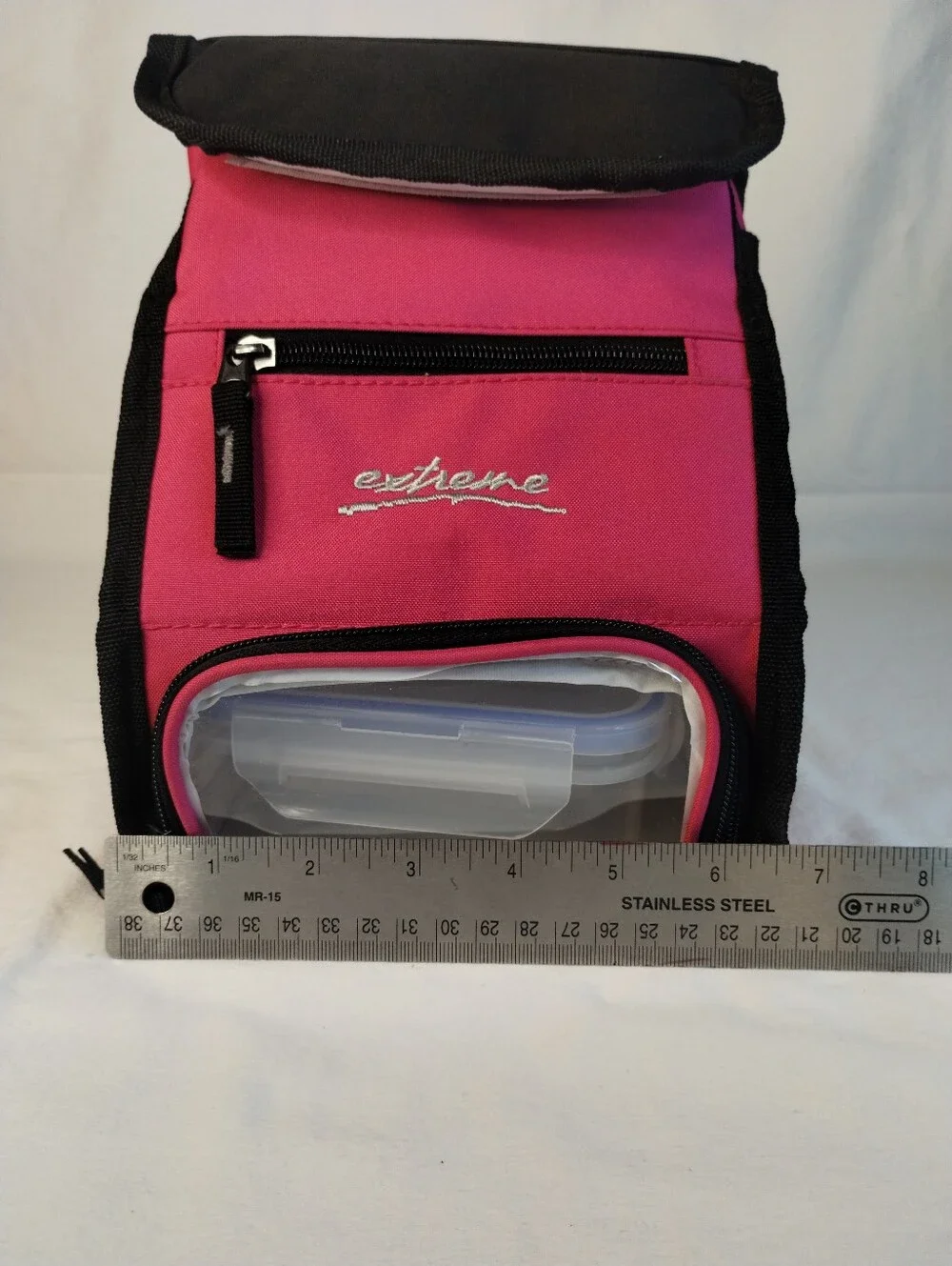 Extreme Pak dual-compartment insulated lunch box cooler bag